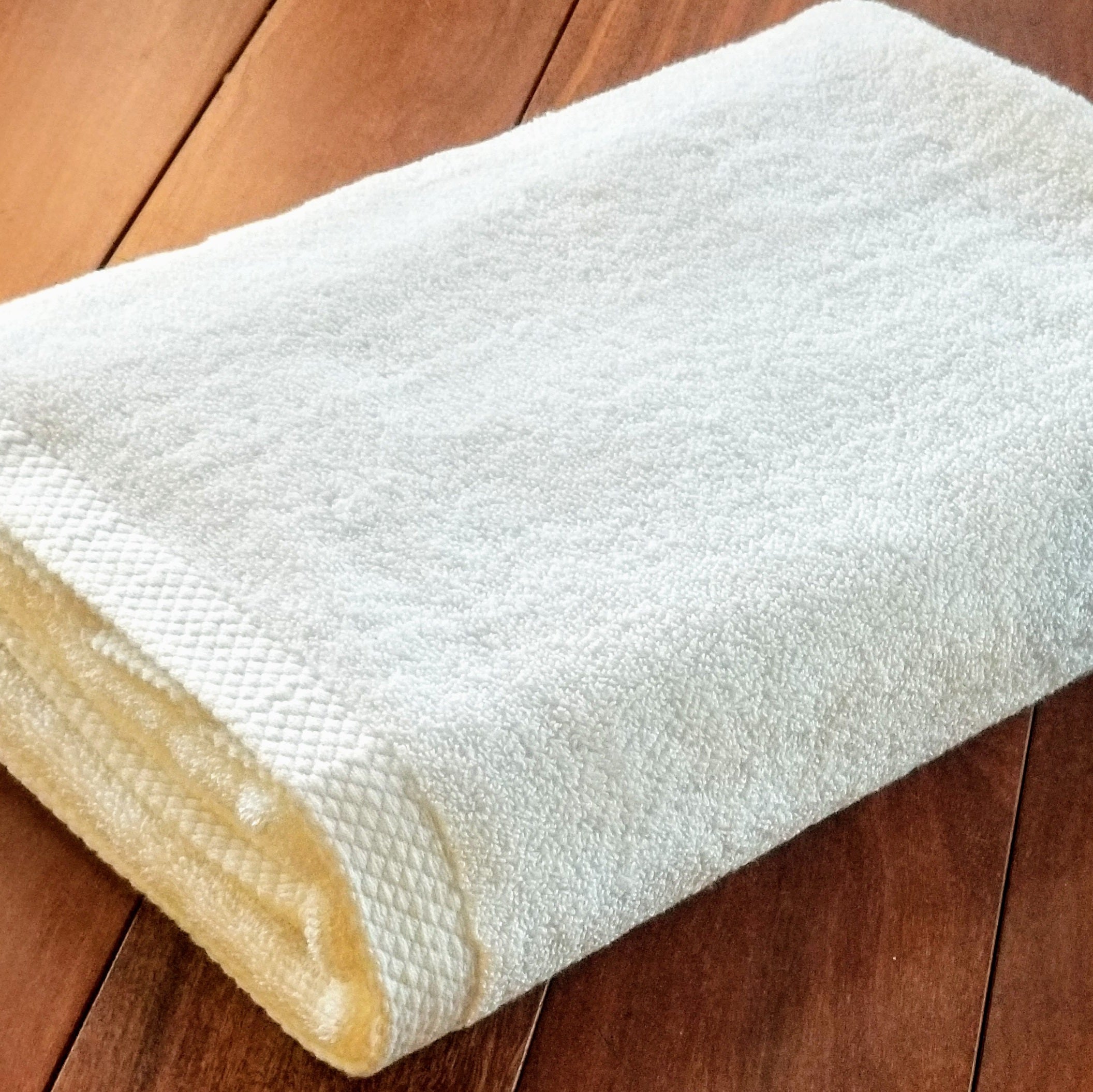 Luxurious Signature White Pool Towel