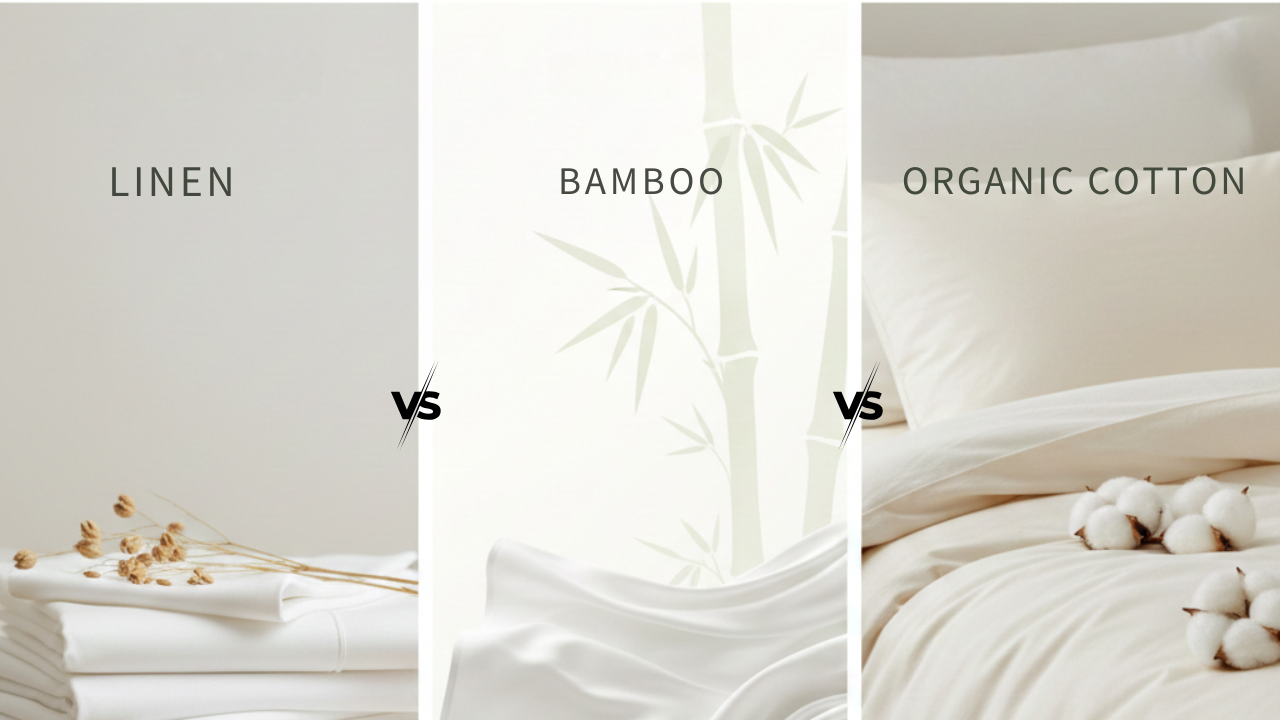Linen vs. Bamboo vs. Organic Cotton: Eco-Friendly Bedding Choices for Sustainable Sleep