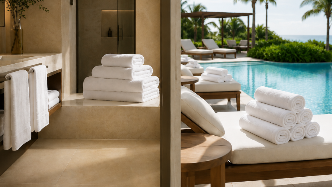 Hotel Towels Explained: How to Choose the Right Towels for Every Area of Your Property