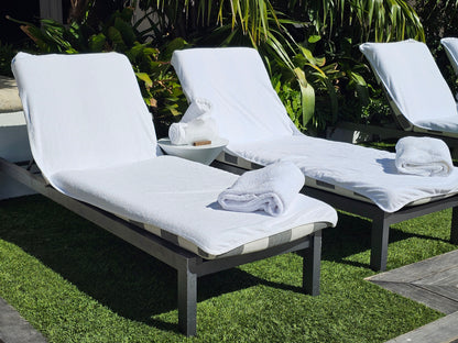 Lounge Chair Covers White