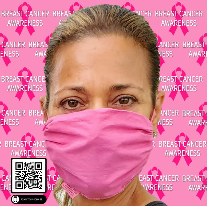 SMARTLINEN® Exclusive (LIMITED EDITION) BREAST CANCER AWARENESS Washable Face Mask with SILVERbac Antimicrobial Technology